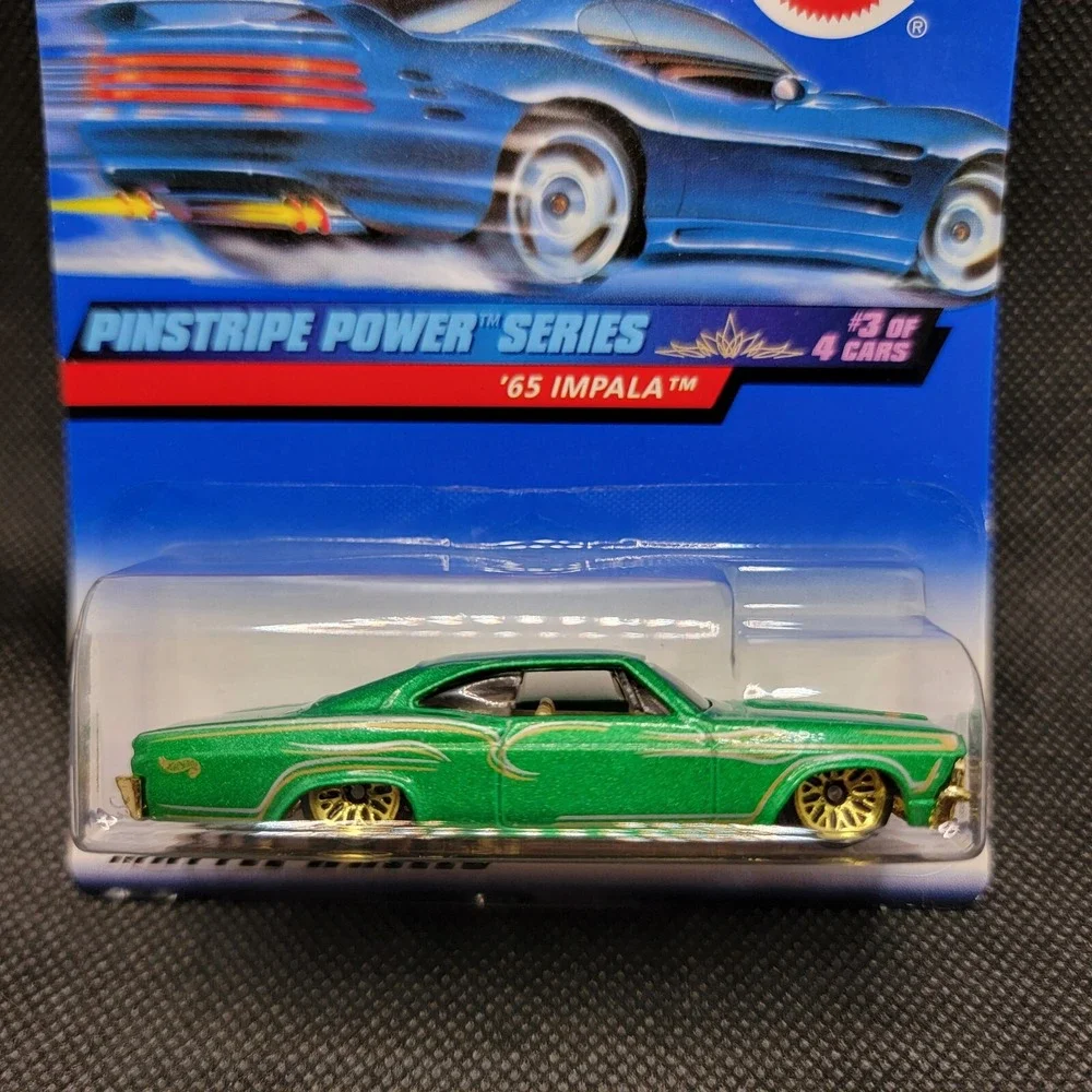Hot Wheels #955 '65 Impala Pin Stripe Power Series 3 of 4 1998 Die Cast